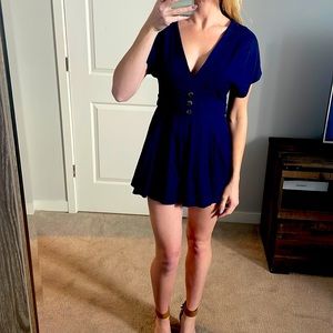 Dark Blue Romper